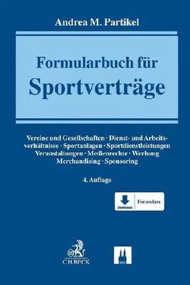 Produktbild von Formularbuch für Sportverträge
