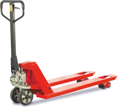 Produktbild von Gabelhubwagen, Tragkraft 2500 kg, RAL2002, Gabellänge 1150 mm, Gabelbreite 160 mm