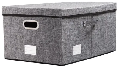 Produktbild von Große Aufbewahrungsbox mit Deckel, Grau