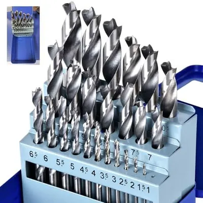 Produktbild von HSS Holzbohrer Set 1-13mm 25-teilig mit Metallbox