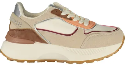 Produktbild von Bequemer Damensneaker Beige: Kontrastdetails & Austauschbare Sohle
