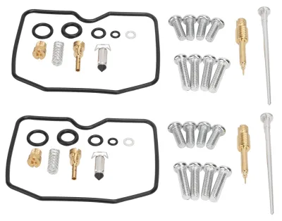Image de 2 kits de réparation et de remise à neuf pour carburateur de moto, pièces de rechange pour Vulcan 500 EN500C LTD (1996-2009)