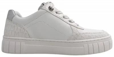 Image de Chaussures de sport pour femmes, modèle Marco Tozzi, lacées, couleur blanche, style décontracté