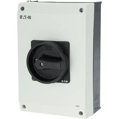 Produktbild von Eaton P3-63/I4/SVB-SW/HI11 - Drehschalter - 3P - Schwarz - Weiß - IP65 - 160 mm - 139 mm