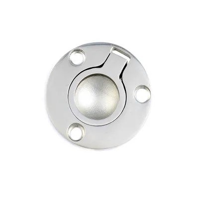 Produktbild von Bodenheber / Einlassgriffe rund Feinguss poliert Ø 50mm A4-AISI316