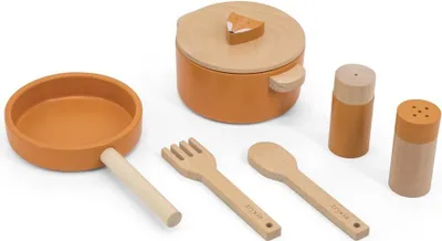 Obrázok produktu pre Drevená detská kuchynka Fox s príslušenstvom