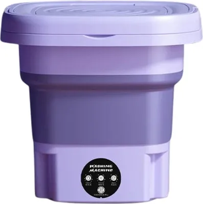 Obrázek produktu pro Mini pračka – Kompaktní – Úsporná – Skládací – 8 litrů – Ideální pro studenty a pro kempování