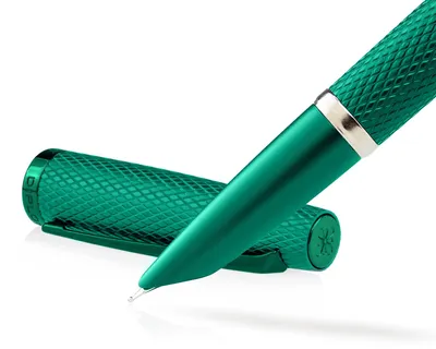 Immagine prodotto di Penna stilografica Diplomat Viper verde guilloché F/M