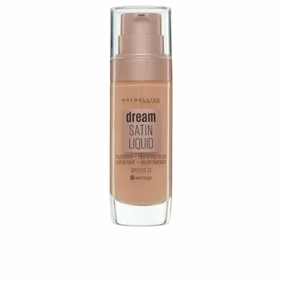 Produktbild von Maybelline Dream Radiant Liquid, Pumpenflasche, Flüssigkeit, Warm Beige, Mittel, Universal, Aufhellend, Feuchtigkeitsspendend, Glättend