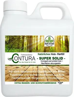Produktbild von 1Liter - Contura Premium Arbeitsplattenöl Hartöl Holzöl Holzschutz Möbelöl Pflegeöl
