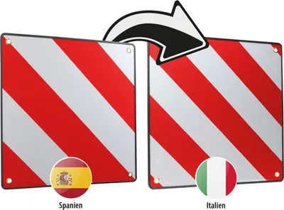 Produktbild von CALIMA CAMPING EQUIPMENT Warntafel 46044, 2in1, Spanien und Italien