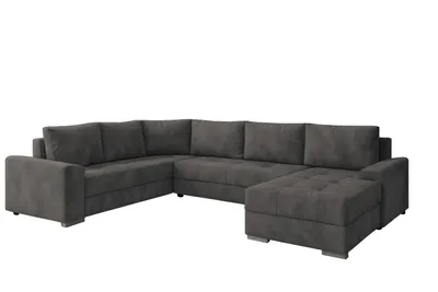 Produktbild von CHIEF U – Ecksofa Couchgarnitur in U-Form mit Schlaffunktion & Bettkasten Wohnlandschaft
