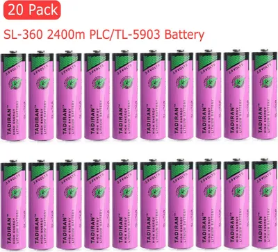 Obrázek produktu pro 20ps 3,6V 2400mAh SL-360 TL-5903 TADIRAN PLC Baterie Baterie pro Siemens Ssh-400 6ES7971-0BA00