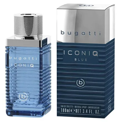 Obrázok produktu pre Bugatti Iconiq Blue Parfém pre mužov 100ml - aromatický vodný jantár