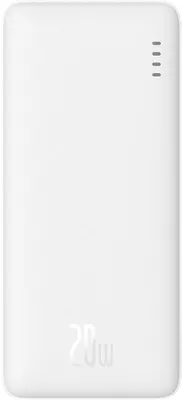 Imagen del producto de Baseus Airpow, batería externa de polímero de litio, 10000 mAh, 20 W, color blanco