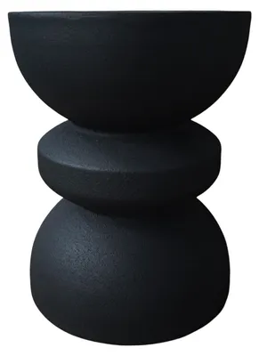 Produktbild von Couchtisch Rebecca Mobili Onar 44,5x35x35 cm MGO Schwarz Moderner