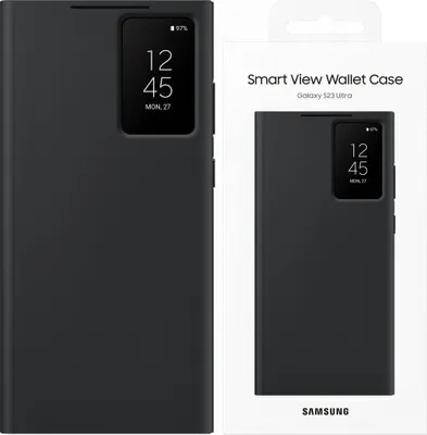 Obrázek produktu pro Samsung Smart View Case Black, Obal, Samsung, Galaxy S24 Ultra, 17,3 cm (6.8"), Černá