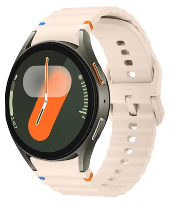 Obrázok produktu pre Pre Samsung Galaxy Watch 7 44 / 40 mm Silikónový dizajn vlnového vzoru Náhradný pás na ruku ružový