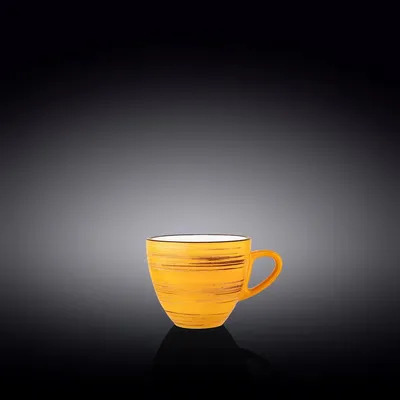 Image de Tasse à espresso Wilmax 110 ml, jaune, porcelaine WL-669434/A