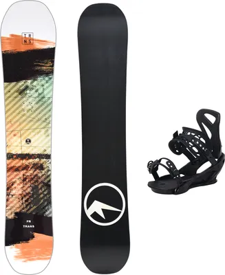 Produktbild von Trans Snowboard Set FR 139 cm Weiss + Sonic M Bindung