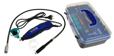 Zdjęcie produktu dla Mini szlifierka prosta z akcesoriami w walizce 170W 02323