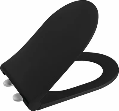 Immagine prodotto di Sedili Sapho - Sedile per WC Avva Slim, Soft Close, nero opaco 100787-110