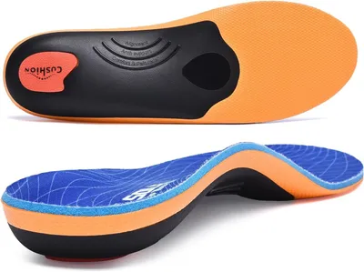 Zdjęcie produktu dla Wkładki ortopedyczne rozmiar 37-38 EU, do butów sportowych, pomarańczowy, 24 cm, ostrogi