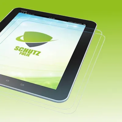 Produktbild von Tempered Echtglas Schutzfolie H9 und normale Displayschutzfolien für Tablet Neu