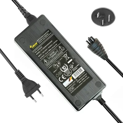 Immagine prodotto di Caricabatterie LEICKE da 2A per batterie per e-bike Bosch Performance/Active Line da 36V/42V compatibile con e-bike Haibike KTM Cube Trek Focus Giant con motore Bosch