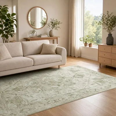 Produktbild von Waschbares Boho-Teppich, 160 x 230 cm