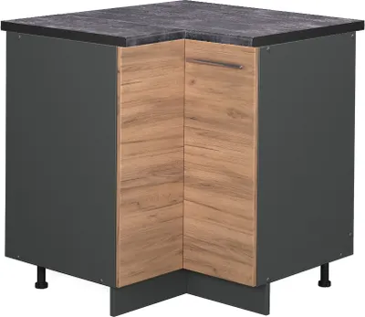 Immagine prodotto di Mobile ad angolo cucina Vicco Fame-Line Rovere dorato 80.5 cm , PL Antracite, Model 45499