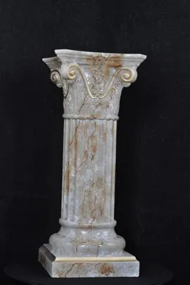 Produktbild von Medusa Säule Römische Säulen Marmor Skulptur Figur Deko Dekoration Ständer 1009