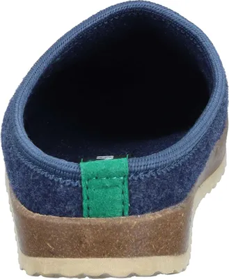 Produktbild von Dr. Brinkmann Damen Hausschuh Herren Uni Pantoffel aus Wollfilz Nerpio, Größe:39 EU, Farbe:Blau