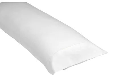 Kissenbezug Baumwolle weiß 45 x 155 cm