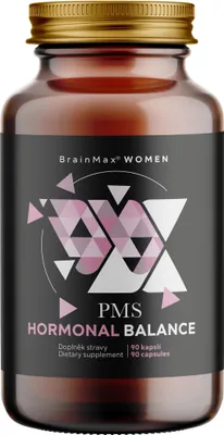 Obrázek produktu pro BrainMax Ženy PMS Hormonální rovnováha, 90 bylinných kapslí