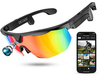 Produktbild von 4K-HD-Kamera, 270 mAh, 800 W, Kamera-Brille mit Bildstabilisierung