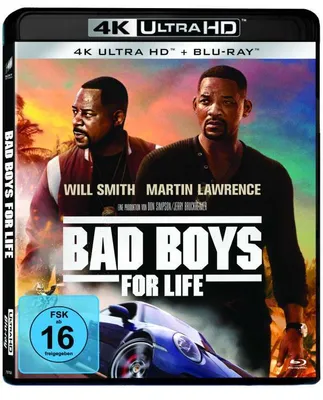 Obrázok produktu pre PLAION 1129584, Film, Blu-ray, Nemčina, Angličtina, Španielčina, Ruský, 124 min, Bad Boys for Life, Dobrodružstvo