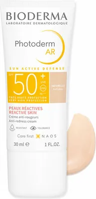 Obrázek produktu pro Ochranný tónovací krém proti začervenání SPF 50+ Photoderm AR (Anti-redness Cream) 30 ml, Natural