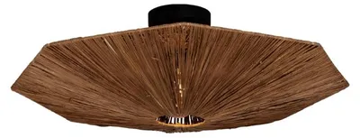 Image de GOOD&MOJO - Plafonnier Panama - Naturel - 65x65x7cm