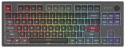 Produktbild von Montech TKL Darkness, Kabelgebunden, USB, Mechanischer Switch, RGB-LED, Schwarz