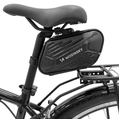 Zdjęcie produktu dla Wozinsky WBB27BK, Tylne, Torba rowerowa, Czarny, 1,5 l, 180 mm, 112 mm