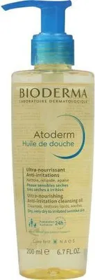 Obrázek produktu pro Bioderma Atoderm Huile, hydratační olej do koupele a sprchy, 200 ml - Dlouhodobý!