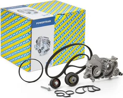 Produktbild von SNR KDP457.750 Zahnriemensatz + Wasserpumpe für VW Polo Schrägheck (6R1, 6C1) up! Schrägheck (121, 122, BL1, BL2) POLO (AW1, BZ1) für SEAT