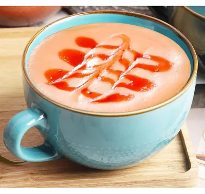Produktbild von XXL Keramiktasse 700ml Weiß Steingut mit Henkel, Müslischale, Suppentasse