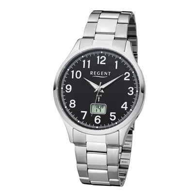 Produktbild von Regent Herren Armbanduhr Funk Edelstahl FR-273
