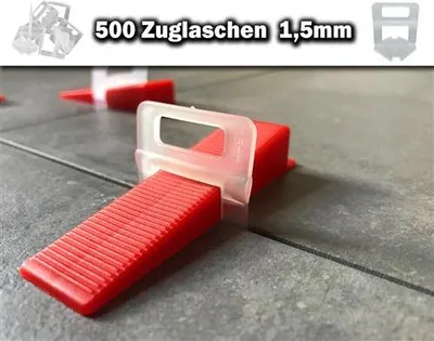 Zdjęcie produktu dla 500 uchwytów 1,5 mm – system poziomowania płytek KACHEL GOTT®