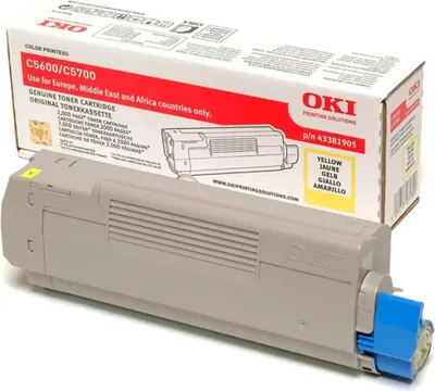 Image de OKI - Tonerpatrone - 1 x Gelb - 2000 Seiten (43381905)
