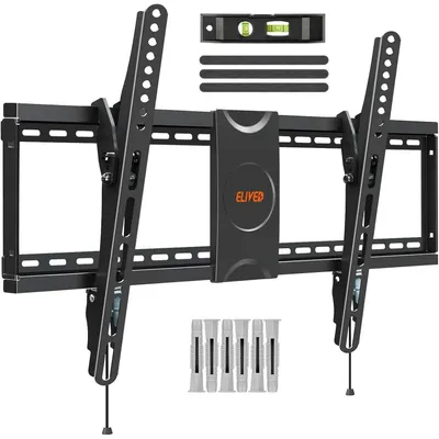 Produktbild von Fernseher Wandhalterung neigbar für 37-82" TVs bis 45kg, VESA 600x400mm, EV008