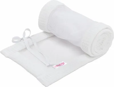 Produktbild von babybay Nestchen Mesh-Waffelpiqué passend für Modell Maxi, Boxspring, Comfort und Comfort Plus, weiß