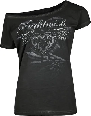 Produktbild von Nightwish T-Shirt Damen Stone Angel schwarz Band-Merch, Bands 100% Baumwolle XL